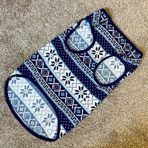 NWOT Muk Luks Lightweight Fair Isle Pet Vest